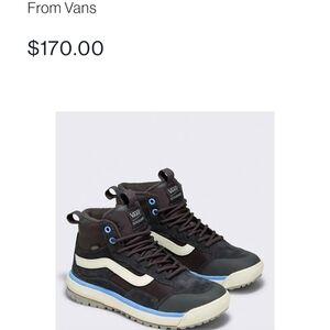 VANS Boys Size 4 UltraRange EXO Hi MTE-1 Shoe